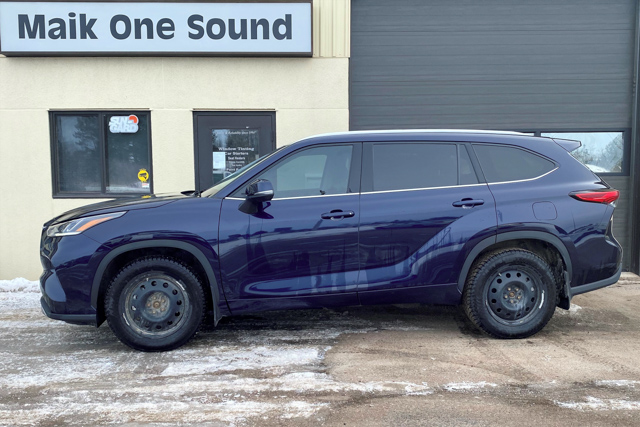 Toyota 2021 Highlander with professional window tint in North Bay
